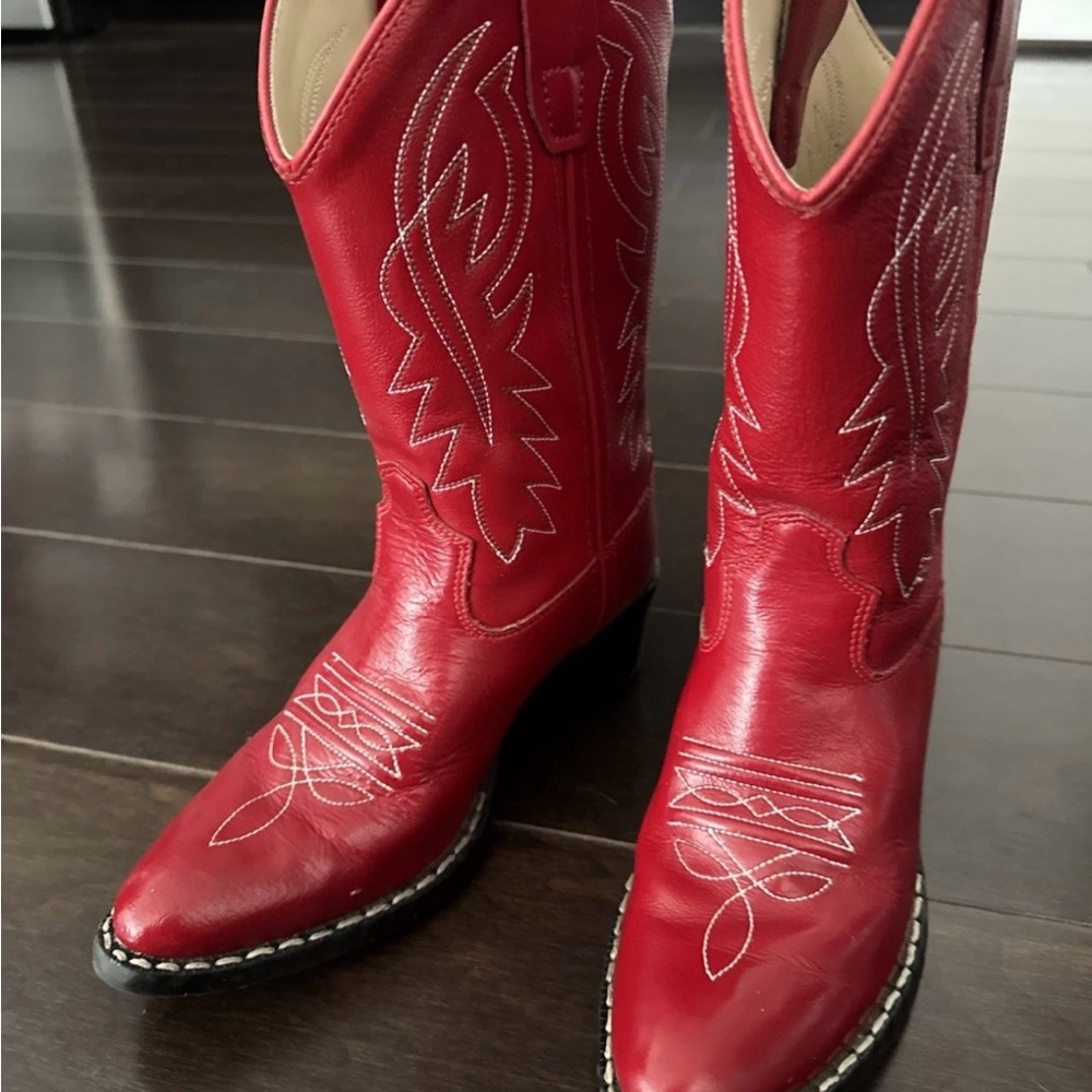 Old West Girls Size 1 Western Boots